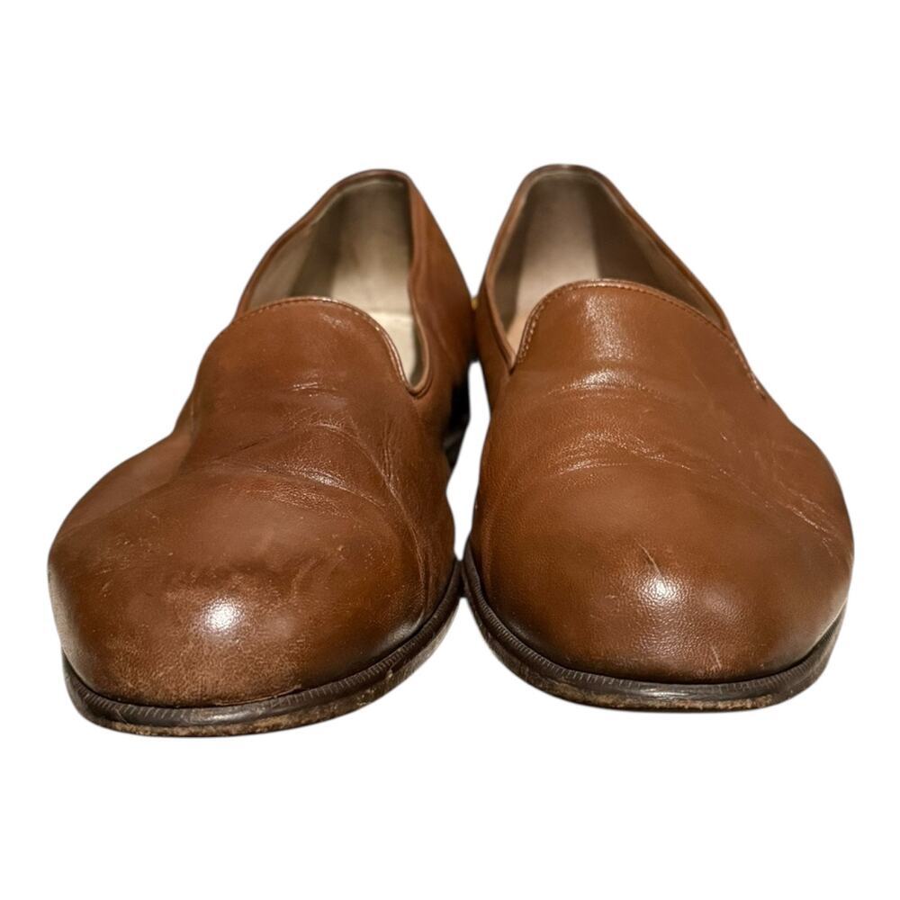 Bostonian Florentine Men’s Italian Leather Loafer Size 11 M Cognac Brown - Picture 3 of 10